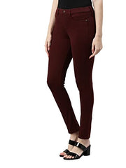 Go Colors_Women_Super Stretch Jegging_Maroon_M