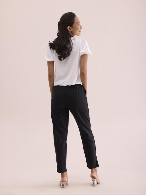 Go Colors_Women_Pencil Pant_Black_2X
