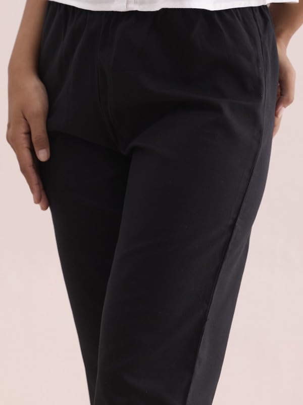 Go Colors_Women_Pencil Pant_Black_2X