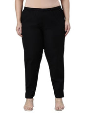 Go Colors_Women_Pencil Pant_Black_2X