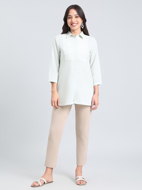 Go Colors_Women_Kurti Pant_Dark Beige_XL