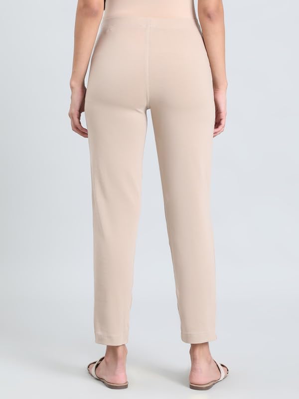 Go Colors_Women_Kurti Pant_Dark Beige_XL