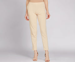 GO COLORS_Women_Kurti Pant_Light Beige_2X