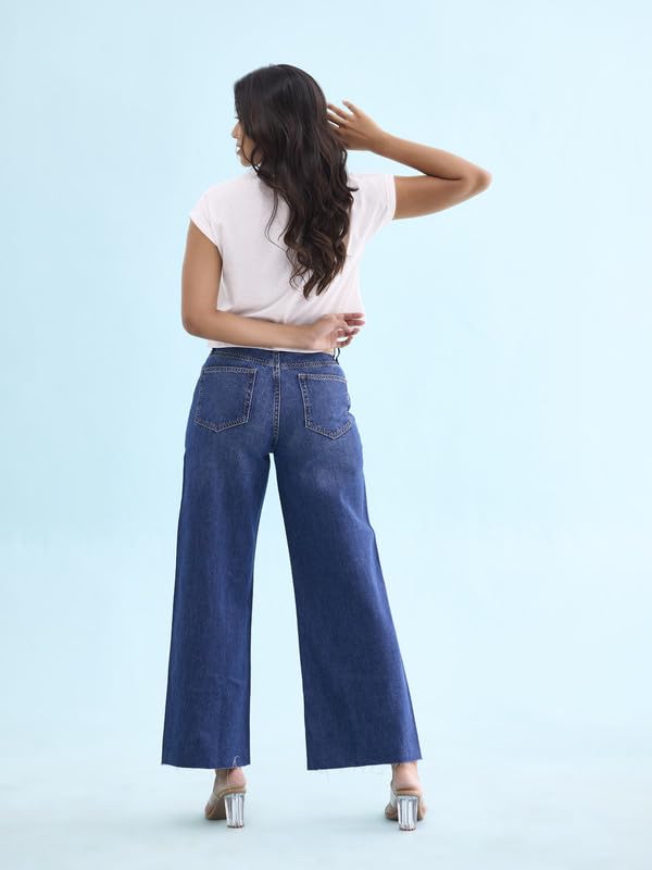 Go Colors_Women_Wide Jeans_Blue_26