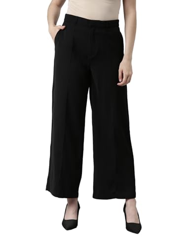 Go Colors_Women_Wide Trouser_Black_2X