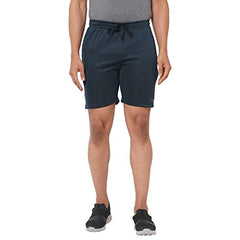 Sweet Dreams Men's Cotton Solid Short (F-MS-0125B_Navy_S)