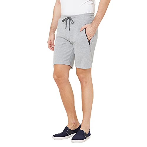 Sweet Dreams Men's Regular Shorts (F-MS-0114C Grey Mel Melange_3XL)