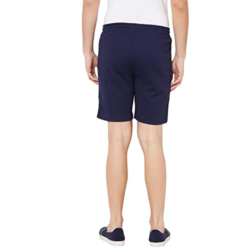 Sweet Dreams Men's Cotton Solid Short (F-MS-0114C_Indigo_4XL)