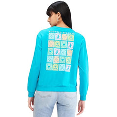 Spykar Green Full Sleeves Regular Fit Solid Sweat Shirts for Women
