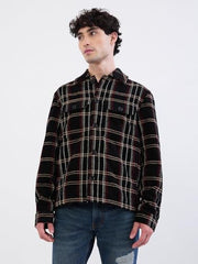 Spykar Jet Black Straight Fit Casual Jackets For Men