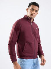 SPYKAR Men's A-Line Coat (MJKLW2BE024_Wine Red