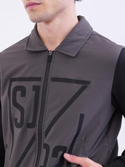 SPYKAR Men's A-Line Coat (MJKLW2BE028_Slate Grey