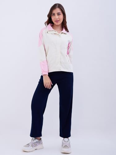 Spykar Pink Regular Fit Casual Jackets For Women