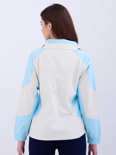 Spykar Sky Blue Regular Fit Casual Jackets For Women