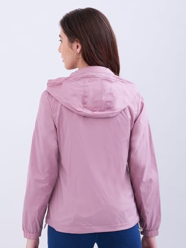 Spykar Pink Clay Regular Fit Casual Jackets For Women