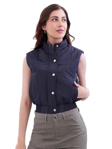Spykar Grey Regular Fit Casual Jackets For Women