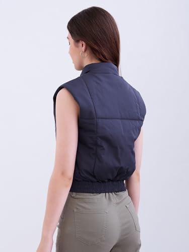 Spykar Grey Regular Fit Casual Jackets For Women