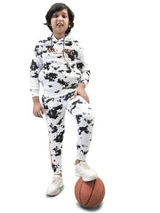 Crimsoune Club Boy's White Printed Joggers (15-16Y) - Goyalsons ShopMax
