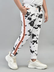 Crimsoune Club Boy's White Printed Joggers (15-16Y) - Goyalsons ShopMax