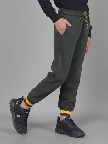 Crimsoune Club Boy's Olive Joggers (15-16Y) - Goyalsons ShopMax