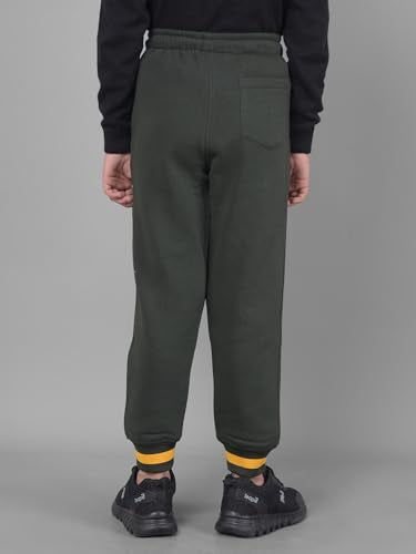 Crimsoune Club Boy's Olive Joggers (15-16Y) - Goyalsons ShopMax