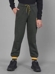Crimsoune Club Boy's Olive Joggers (15-16Y) - Goyalsons ShopMax