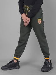 Crimsoune Club Boy's Olive Joggers (15-16Y) - Goyalsons ShopMax