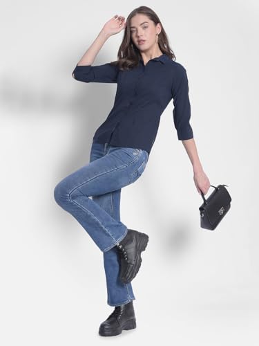 Crimsoune Club Women's Navy Blue Shirt