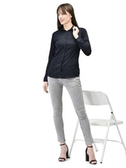 Crimsoune Club Women's Navy Blue Shirt