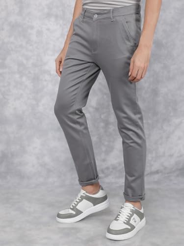 Crimsoune Club Men's Grey Dobby Trousers (40)