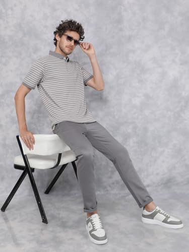 Crimsoune Club Men's Grey Dobby Trousers (40)