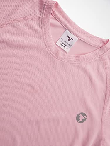 TECHNOSPORT Women's Regular Fit T-Shirt (W105_Peach