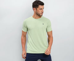 OR10/10 Mens Crew Neck Half Sleeve LT Lime XL