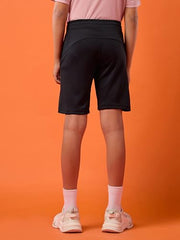 TECHNOSPORT Boys Regular Shorts - (BSBR26BLK032_Black_9-10 Years)