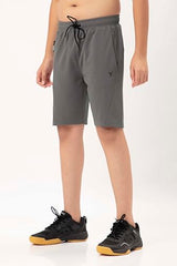 TECHNOSPORT Boys Regular Shorts - (BSBR26IRG032_Iron Grey_9-10 Years)