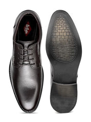 Lee Cooper LC1473E2R Brown Mens Leather Formal Shoes UK-9