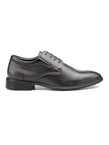 Lee Cooper LC1473E2R Brown Mens Leather Formal Shoes UK-9