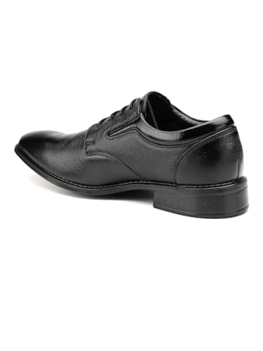 Lee Cooper LC1473E2R Men's Leather Derby Formal Shoes | Lightweight, Comfortable & Stylish Lace-Ups for Office, Business 42EU_8UK