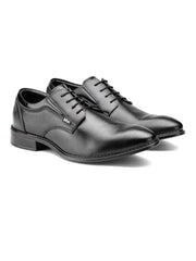 Lee Cooper LC1473E2R Men's Leather Derby Formal Shoes | Lightweight, Comfortable & Stylish Lace-Ups for Office, Business 42EU_8UK
