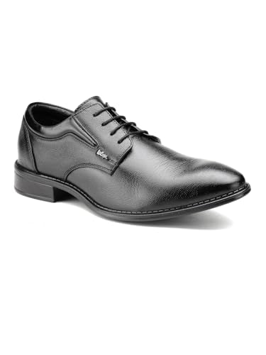 Lee Cooper LC1473E2R Men's Leather Derby Formal Shoes | Lightweight, Comfortable & Stylish Lace-Ups for Office, Business 42EU_8UK