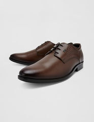 Lee Cooper Men's LC4865ER Leather Formal Shoes_LC4865ER_Brown_45EU