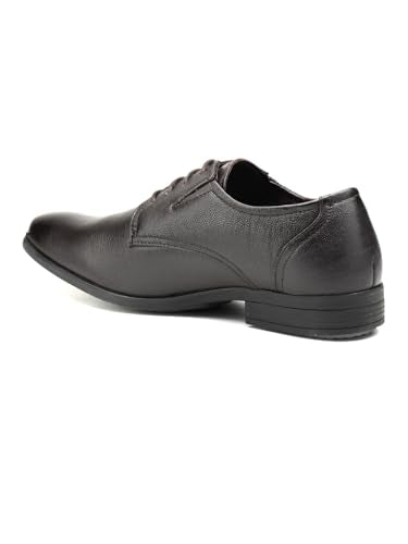 Lee Cooper LC2157B3R Men's Leather Derby Formal Shoes | Lightweight, Comfortable & Stylish Lace-Ups for Office, Business 42EU_8UK