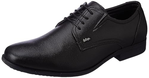 Lee Cooper LC2157B3R Men's Leather Derby Formal Shoes | Lightweight, Comfortable & Stylish Lace-Ups for Office, Business 42EU_8UK