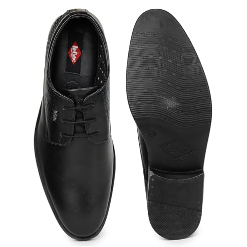 Lee Cooper Mens LC4865ER Black Casual Derby_EU-41