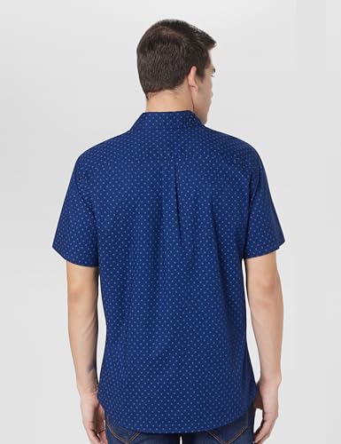 GAP Men Half Sleeve Geometric Print Regular Fit