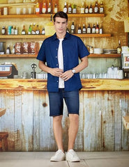 GAP Men Half Sleeve Geometric Print Regular Fit