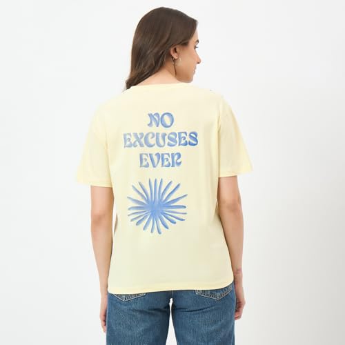 Madame Lemon Cotton Half-Sleeve Top