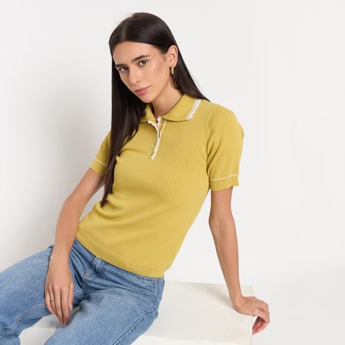 Madame Lemon Viscose-Blend Knit Top
