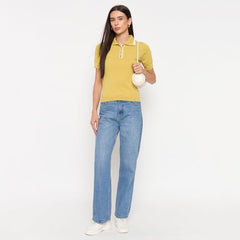 Madame Lemon Viscose-Blend Knit Top