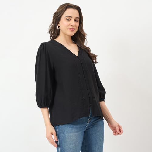 Madame Black Rayon-Blend Cami Top